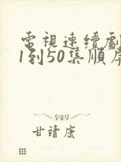 电视连续剧渴望1到50集顺序全部播放