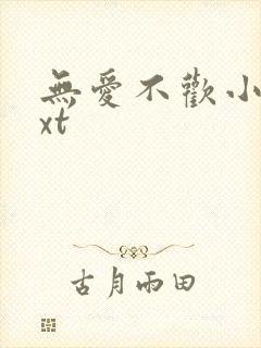 无爱不欢小说txt