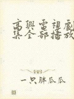 高兴电视剧40集全部播放