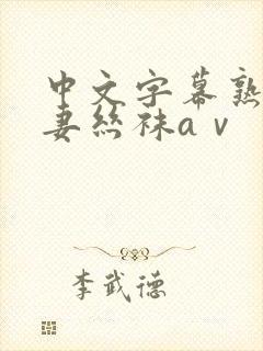 中文字幕熟女人妻丝袜aⅴ
