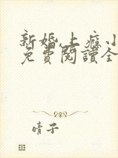 新婚,上瘾小说免费阅读全文