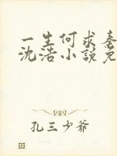 一生何求秦菲雪沈浩小说免费阅读全文