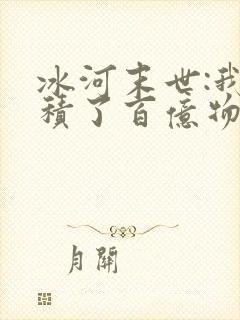 冰河末世:我囤积了百亿物资