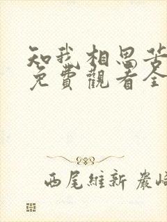 知我相思苦短剧免费观看全集高清