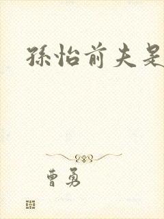 孙怡前夫是谁