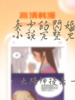 秦少的闪婚娇妻小说完整免费